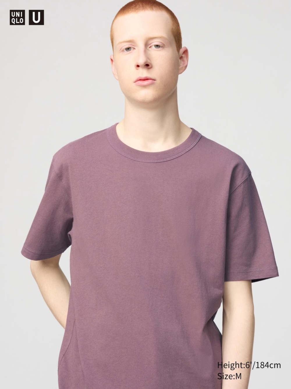 UNIQLO U Crew Neck Short Sleeve - Purple